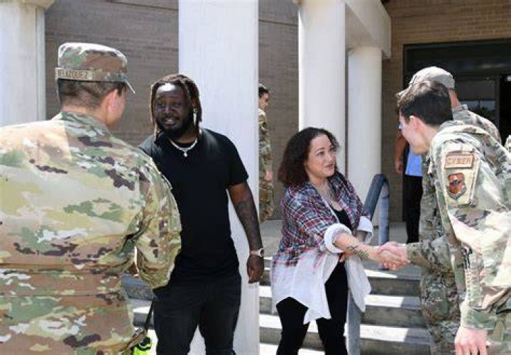American rapper visits Keesler > Keesler Air Force Base > Article Display