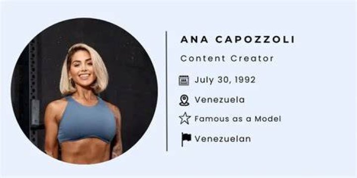 Ana Karina Capozzoli's Age: Unlocking Her Life's Story