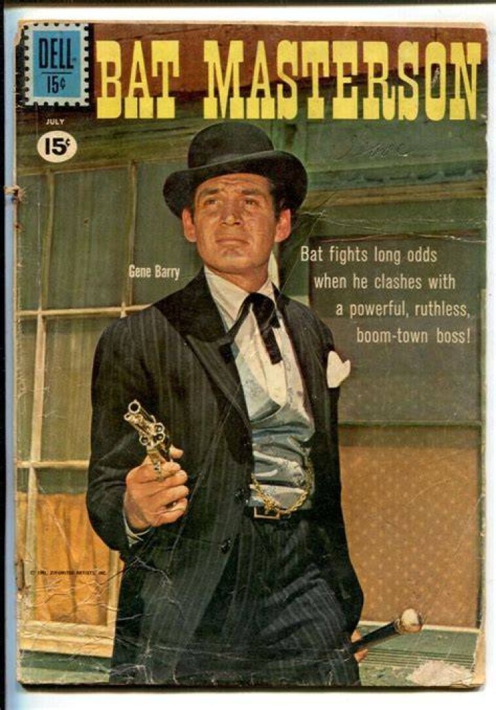 BAT MASTERSON debuted on this day in 1958! Star Gene Barry recreated