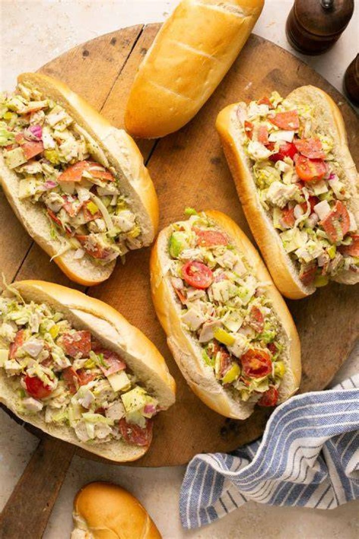 Chopped Sub Salad Baguette California Ripe Olives California Ripe