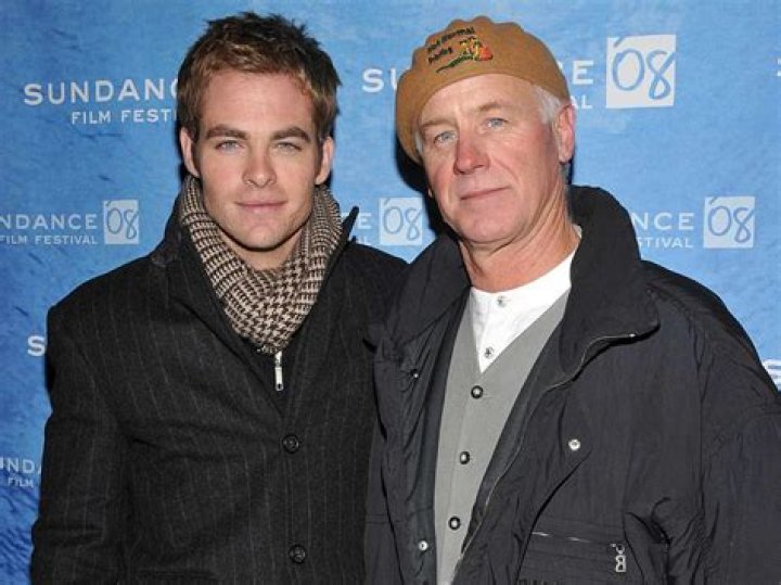 Chris Pine & Father Robert Lacoste Suite at US Open! Chris Pine