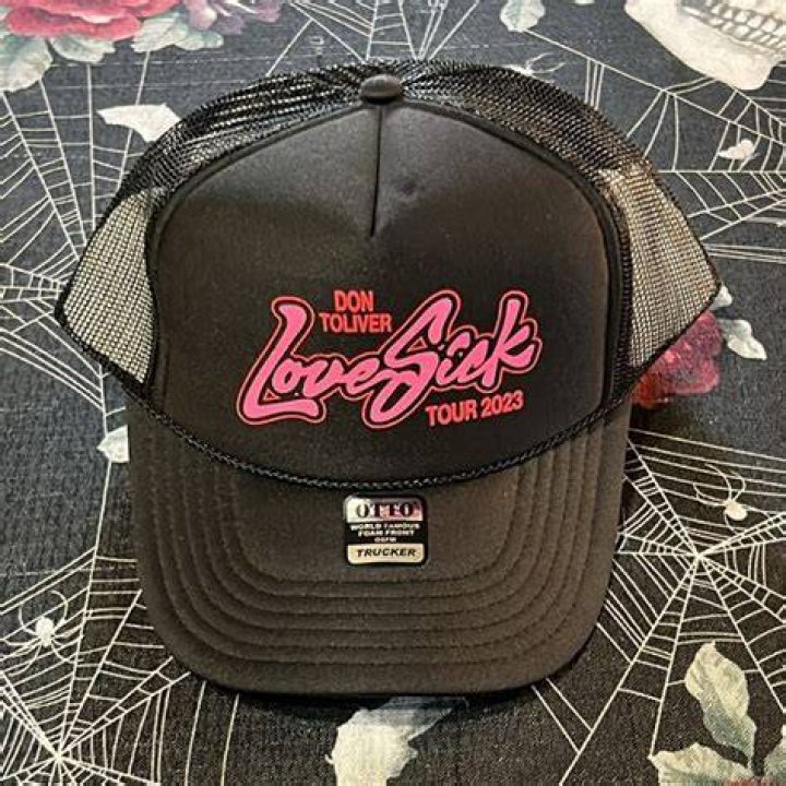 Custom Velour LOVESICK Trucker Hat Grailed