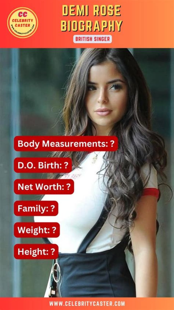 Demi Rose Biography Facts, Childhood, Family Life & Achievements