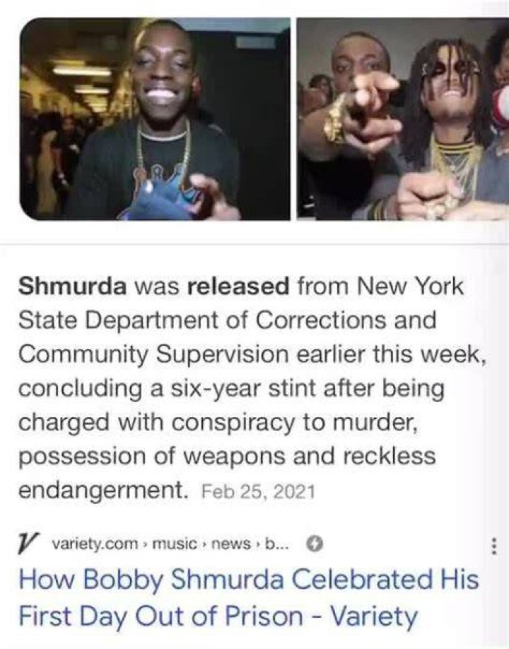 How Bobby Shmurda Celebrated His First Day Out of Prison Variety