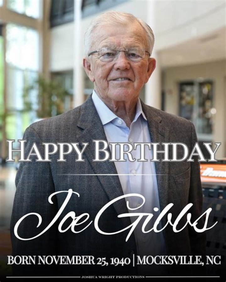 Joe Gibbs Leader. Owner. Mentor. Champion.