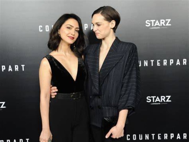 NAZANIN BONIADI and SARA SERRAIOCCO at Counterpart Premiere in Los