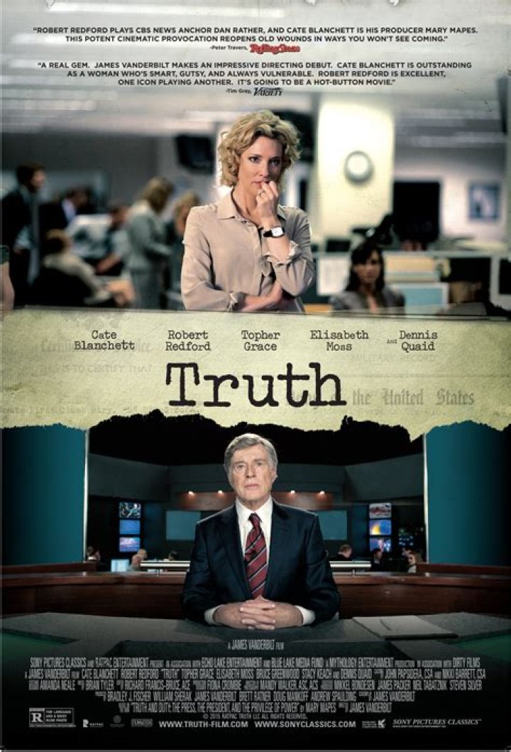 Photo de Robert Redford Truth Le Prix de la V&eacute;rit&eacute; Photo Bruce