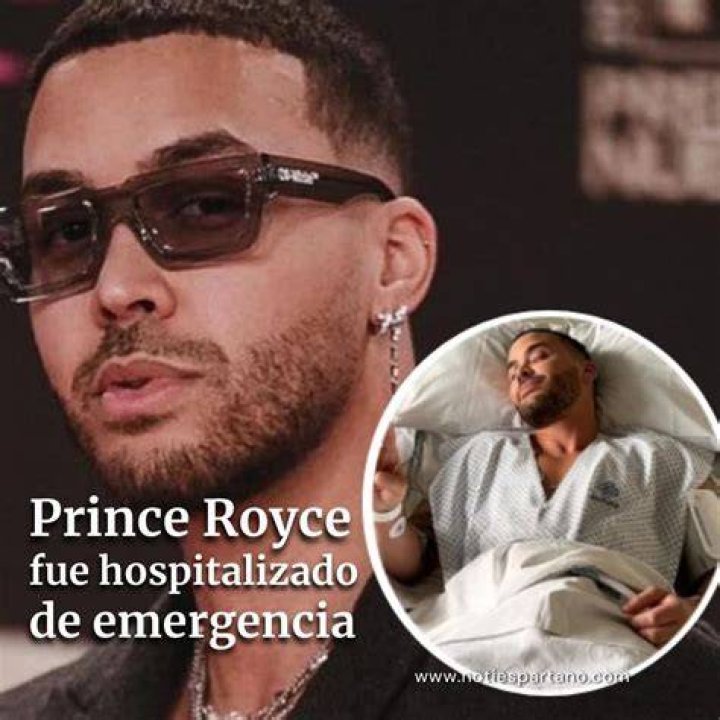 Prince Royce está hospitalizado, alerta a fans tras publicar fotos de