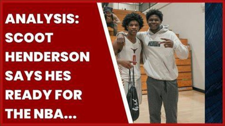 Scoot Henderson says he’s ready for NBA Draft