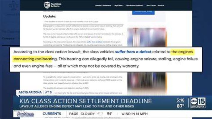 Settlement News Kia Engine Failure Class Action Settlement Consider