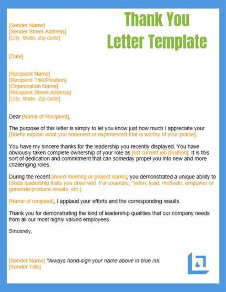 Thank You Letter Sample download free documents for PDF, Word and Excel