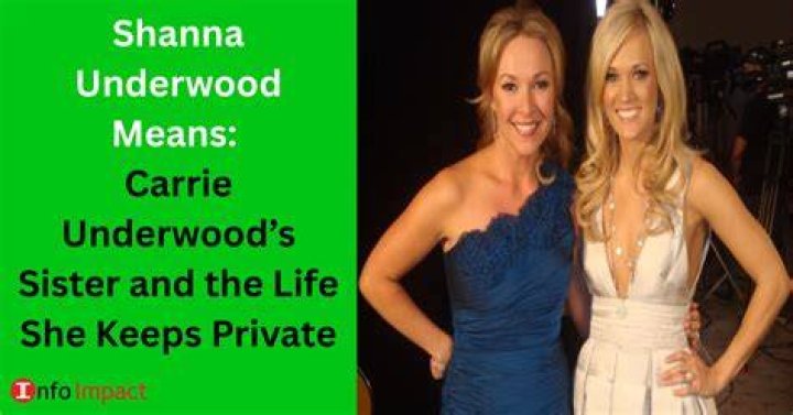 Uncovering Shanna Underwood's Connection To Carrie Underwood