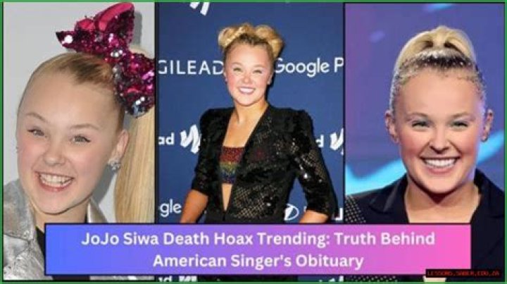 Unveiling The Truth: "Jojo Siwa Death Hoax" Debunked