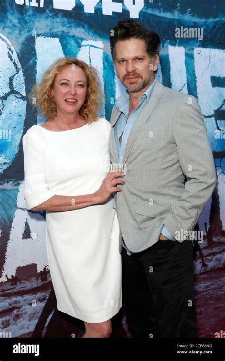 Virginia Madsen and Nick Holmes attending the 'Zombie Tidal Wave