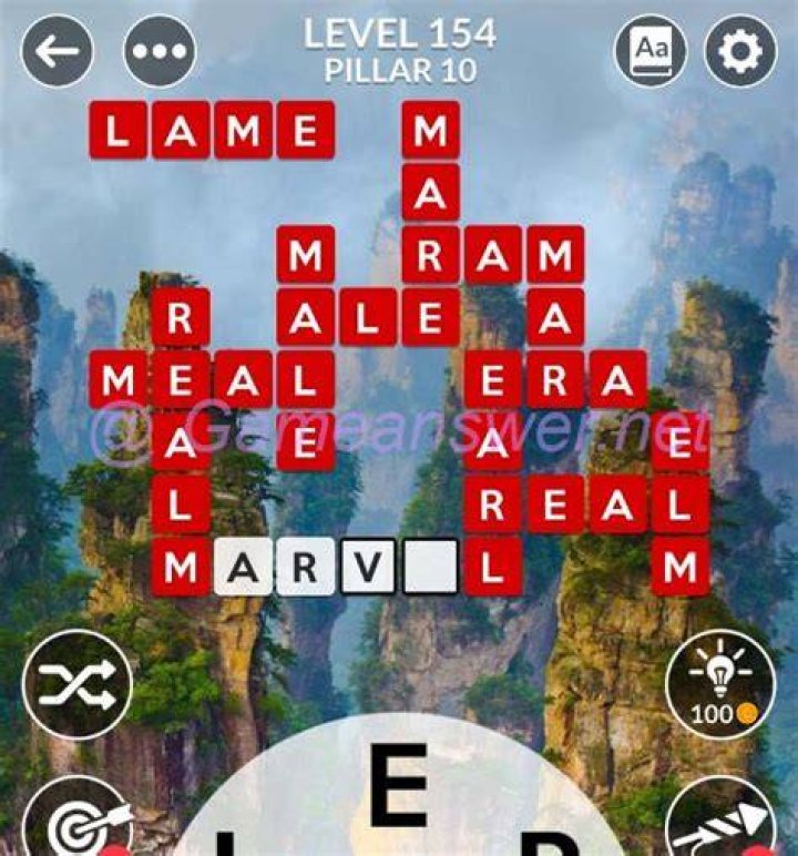 WORDSCAPES LEVEL 154 masaya ang mga salita YouTube